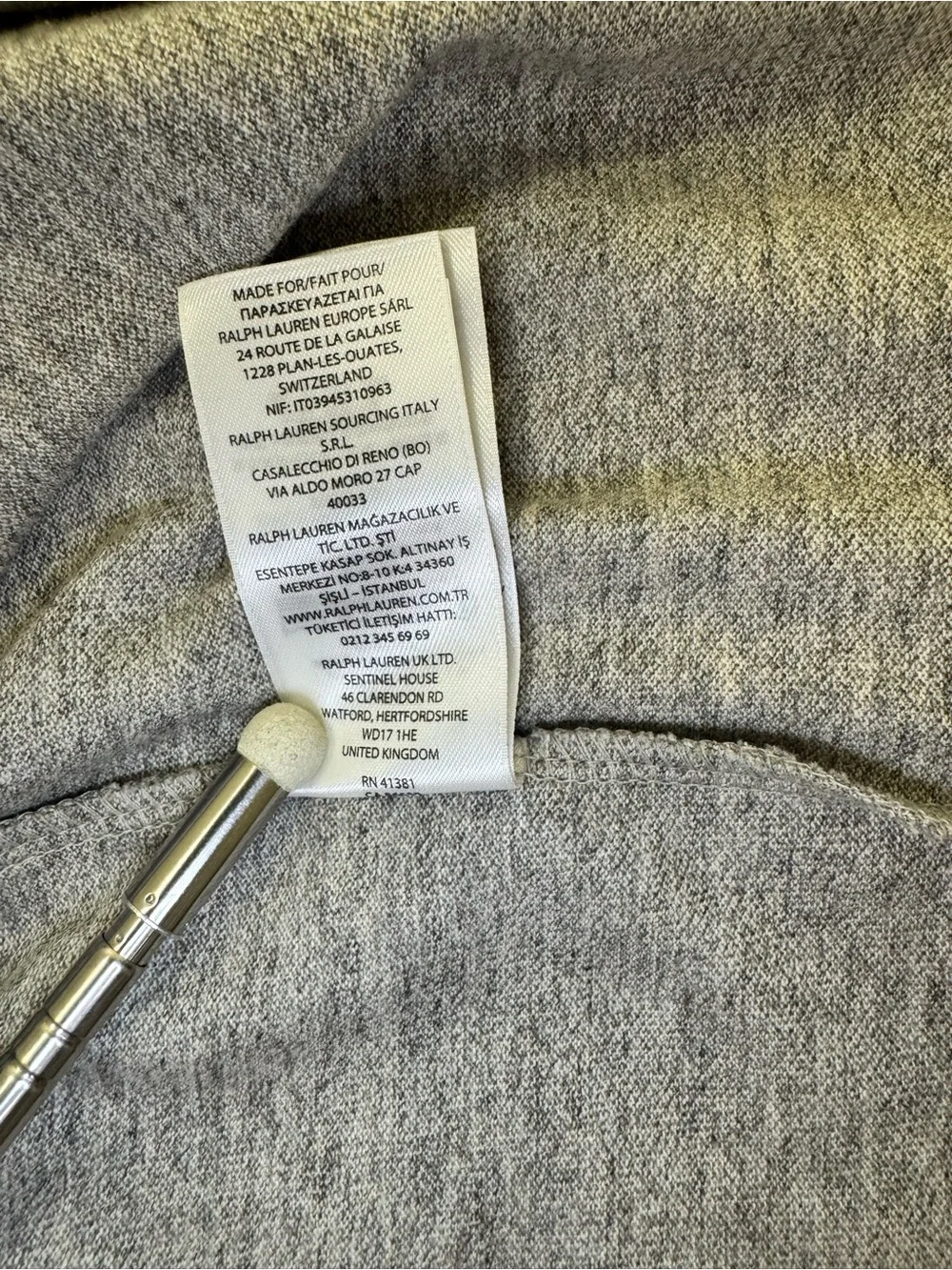 NWT Polo Ralph Lauren Polo Bear Grey Mesh Polo Men M Classic Fit $138